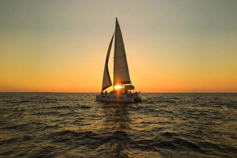 Atardecer en velero